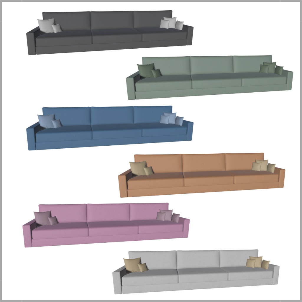Core sofa Series/コアソファ・シリーズ【3サイズセット】