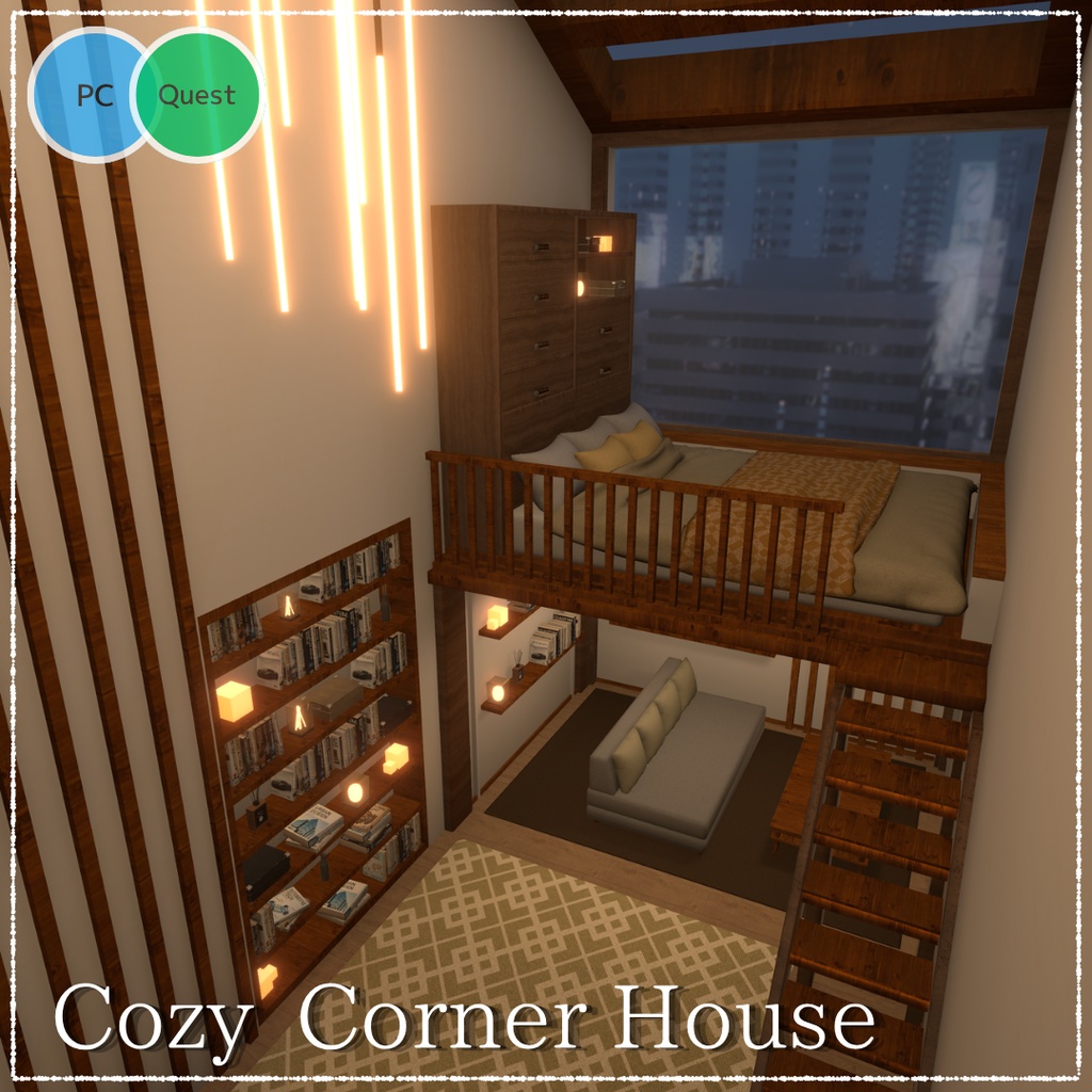 【VRC向けワールド】Cozy Corner House