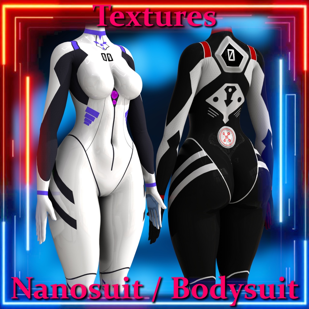 VRBASE EGIRL用 Nanosuit 【Textures / テクスチャパック】