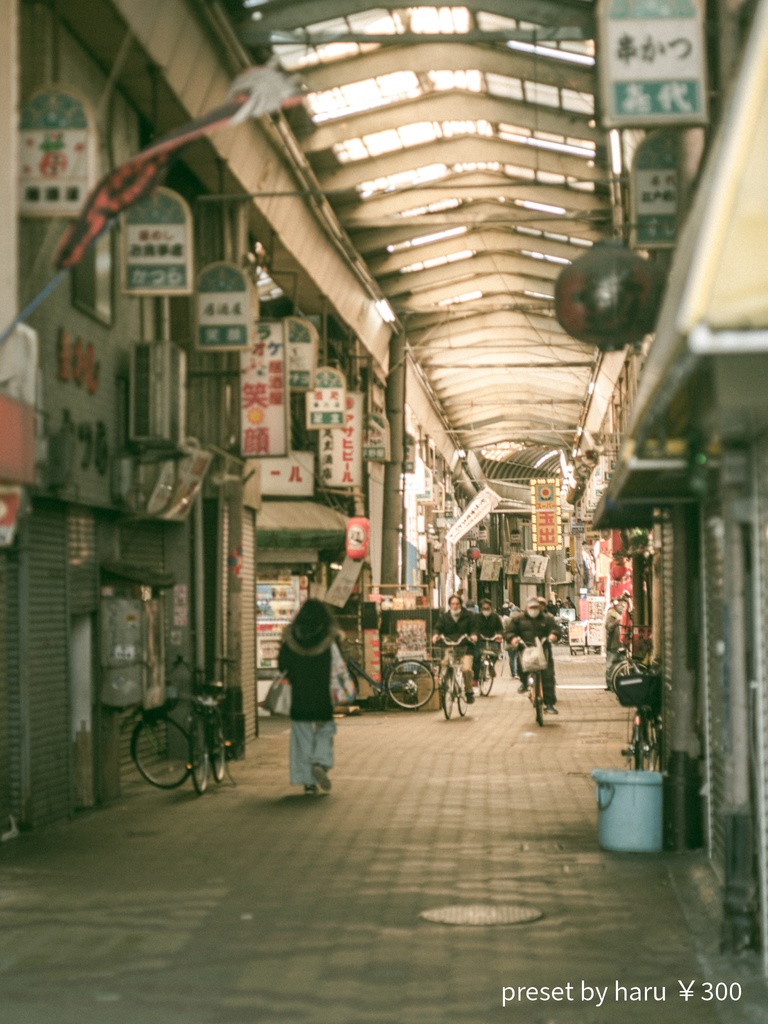「osaka」jpg & preset（dng）