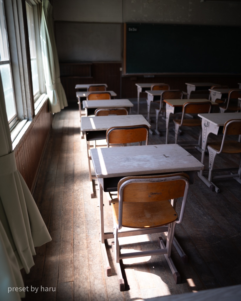 「school desk2」jpg & preset(dng)