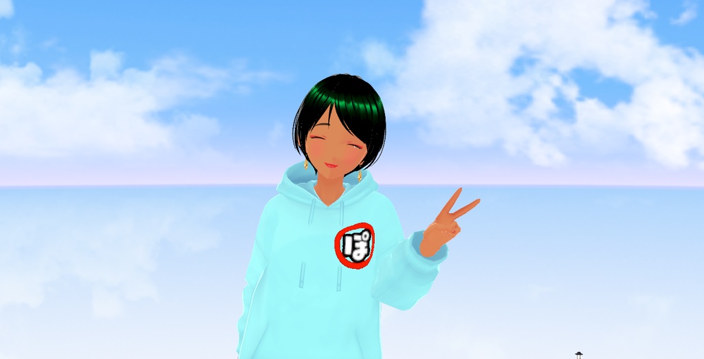 ぽんパーカー