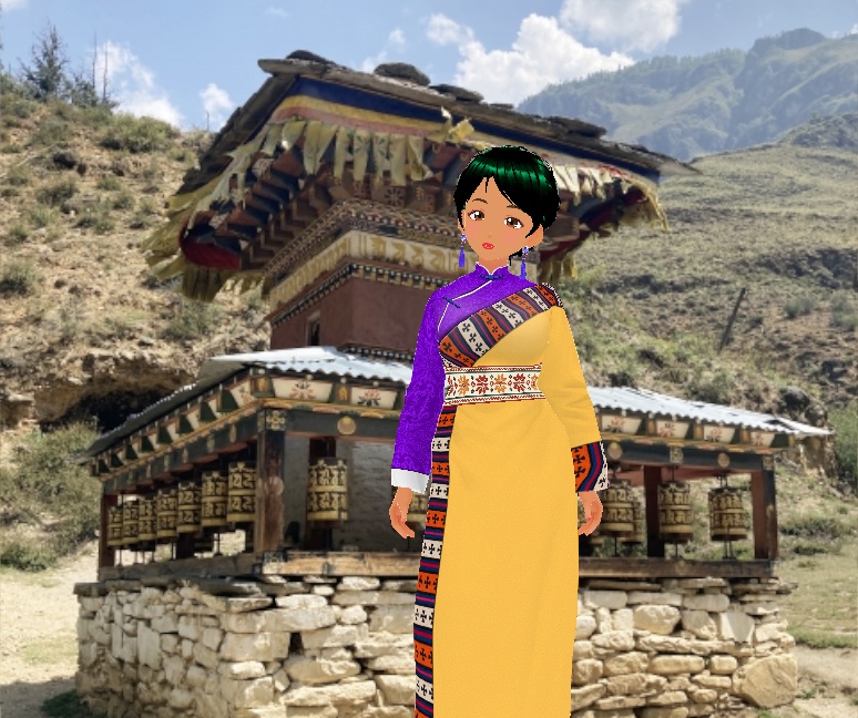 チベット　民族衣装　チュパ　【VRoid Studio用衣装】