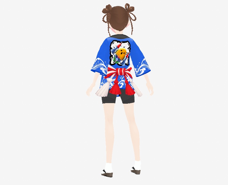 大阪PONTAの生誕祭 公式衣装 ぽん法被 【VRoid Studio用衣装】