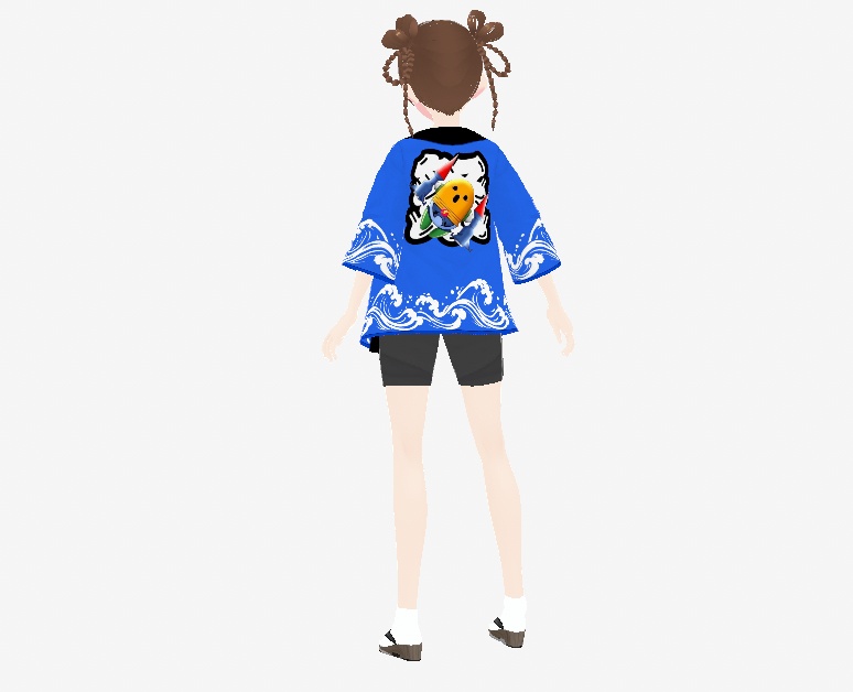 大阪PONTAの生誕祭 公式衣装 ぽん法被 【VRoid Studio用衣装】