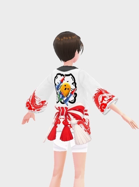 大阪PONTAの生誕祭 公式衣装 ぽん法被 【VRoid Studio用衣装】