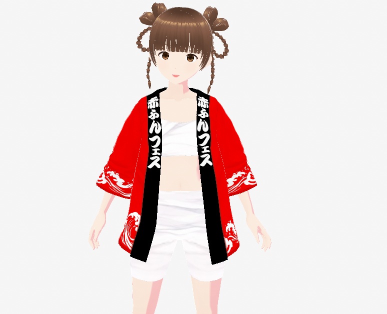 赤ふんフェス2026 公式衣装 法被【VRoid Studio用衣装】