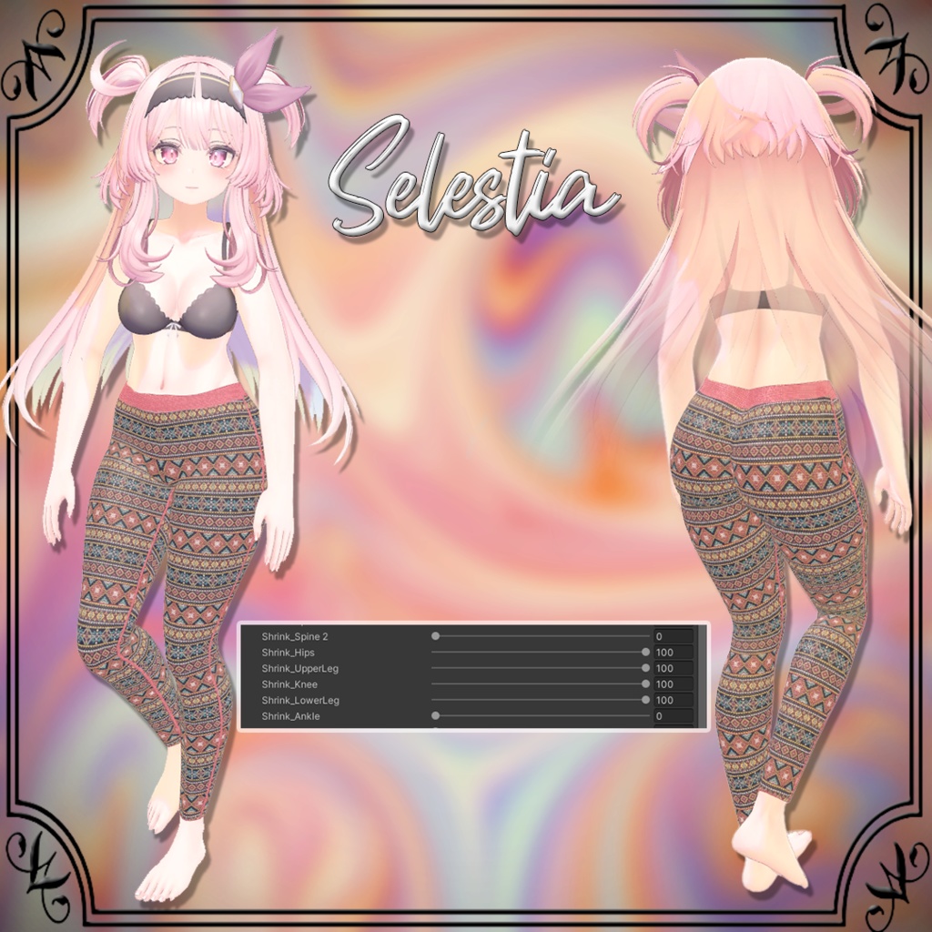 【5アバター対応】柄ズボン | Patterned Leggings