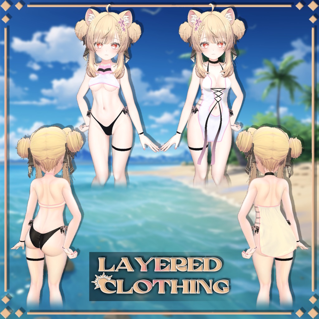 東洋風水着「マヌカ」- Eastern Swimsuit for Manuka