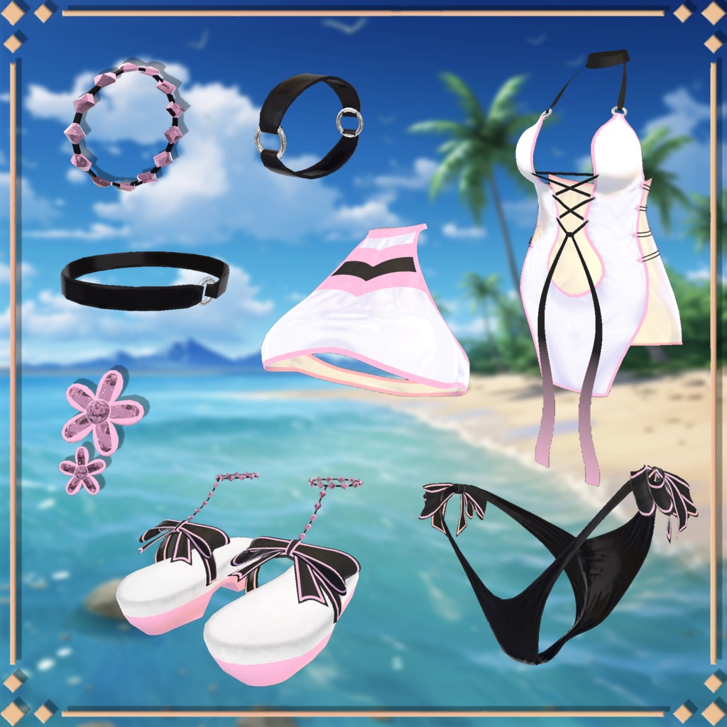 東洋風水着「マヌカ」- Eastern Swimsuit for Manuka