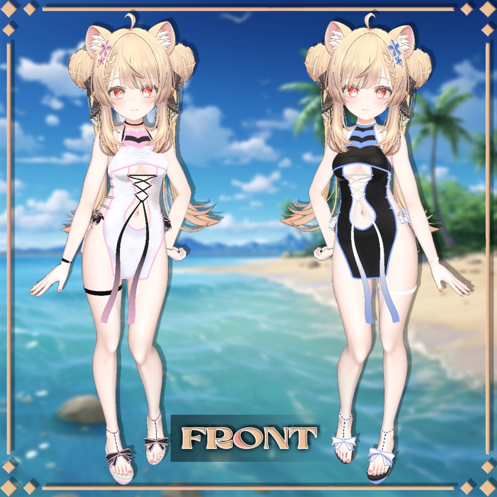 東洋風水着「マヌカ」- Eastern Swimsuit for Manuka