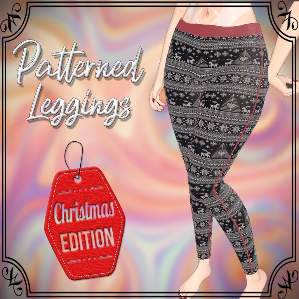 柄レギンス クリスマスエディション | Patterned Leggings Christmas Edition