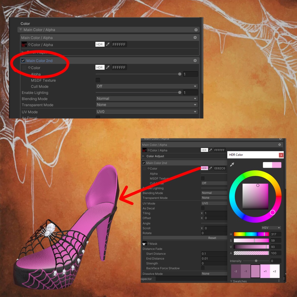 ブラックウィドウヒール | Black Widow Heels