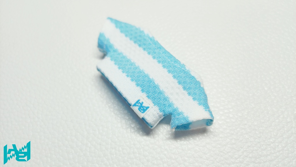 【展示】しましまストレッチTシャツ/スモック