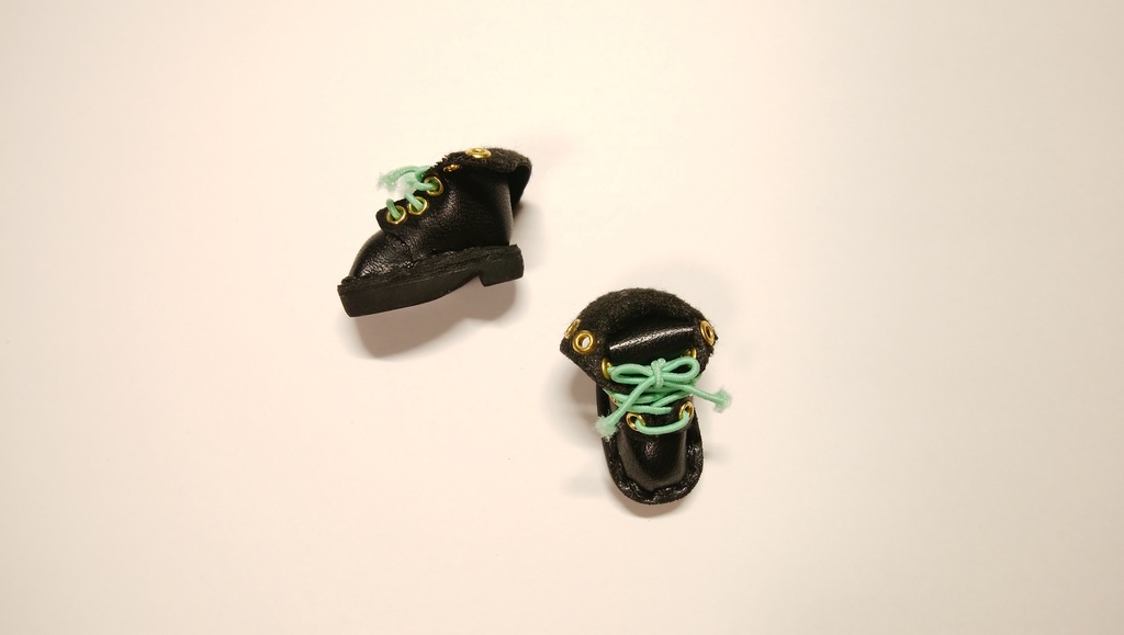 【展示】レースアップロングブーツ