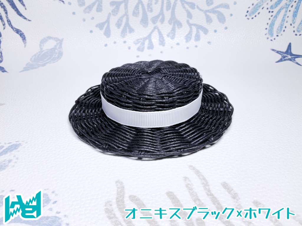 ABNオリジナルカンカン帽(オニキスブラック)