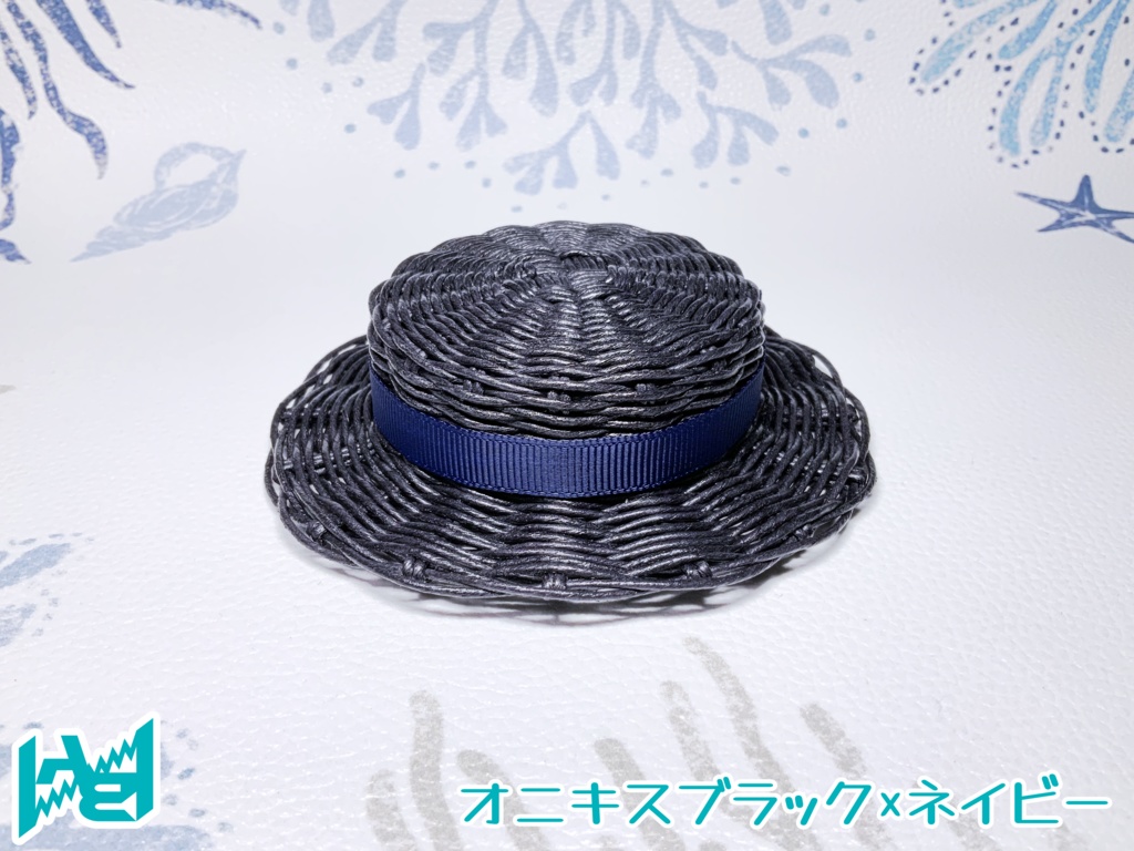 ABNオリジナルカンカン帽(オニキスブラック)