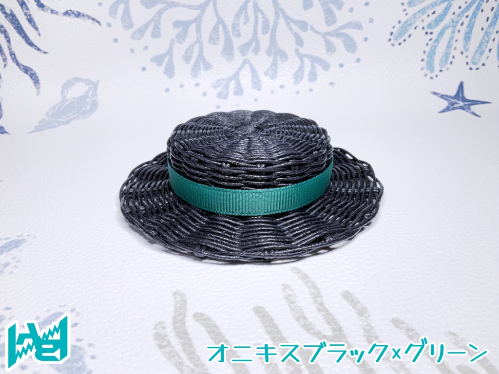 ABNオリジナルカンカン帽(オニキスブラック)