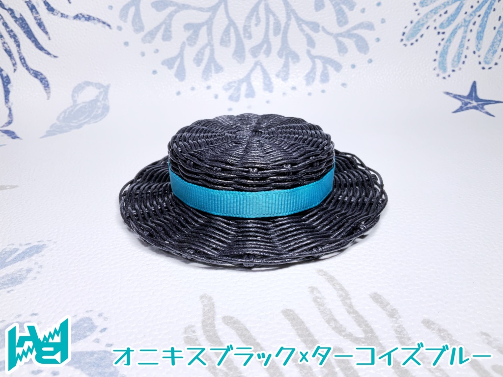 ABNオリジナルカンカン帽(オニキスブラック)