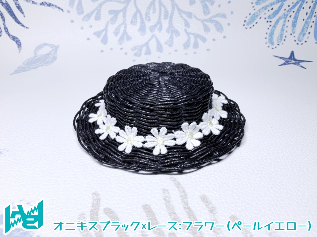 ABNオリジナルカンカン帽(オニキスブラック)