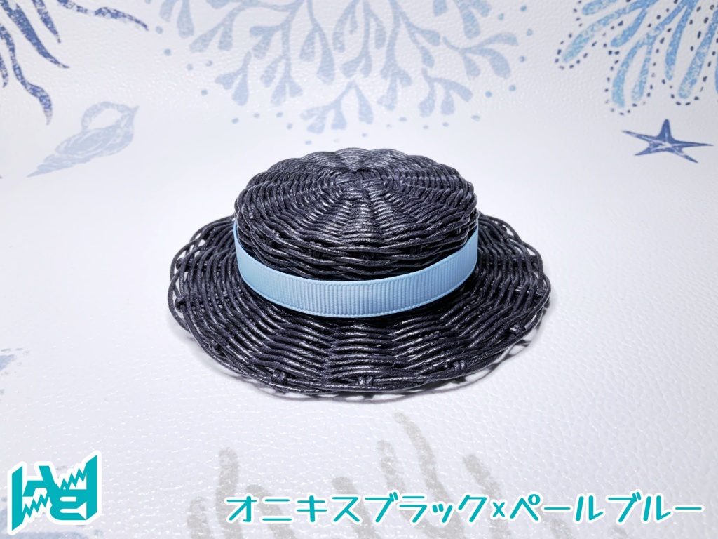 ABNオリジナルカンカン帽(オニキスブラック)