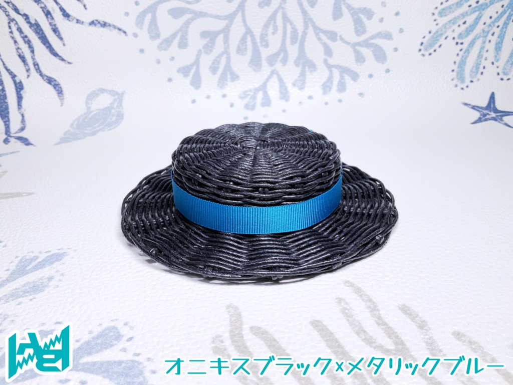 ABNオリジナルカンカン帽(オニキスブラック)