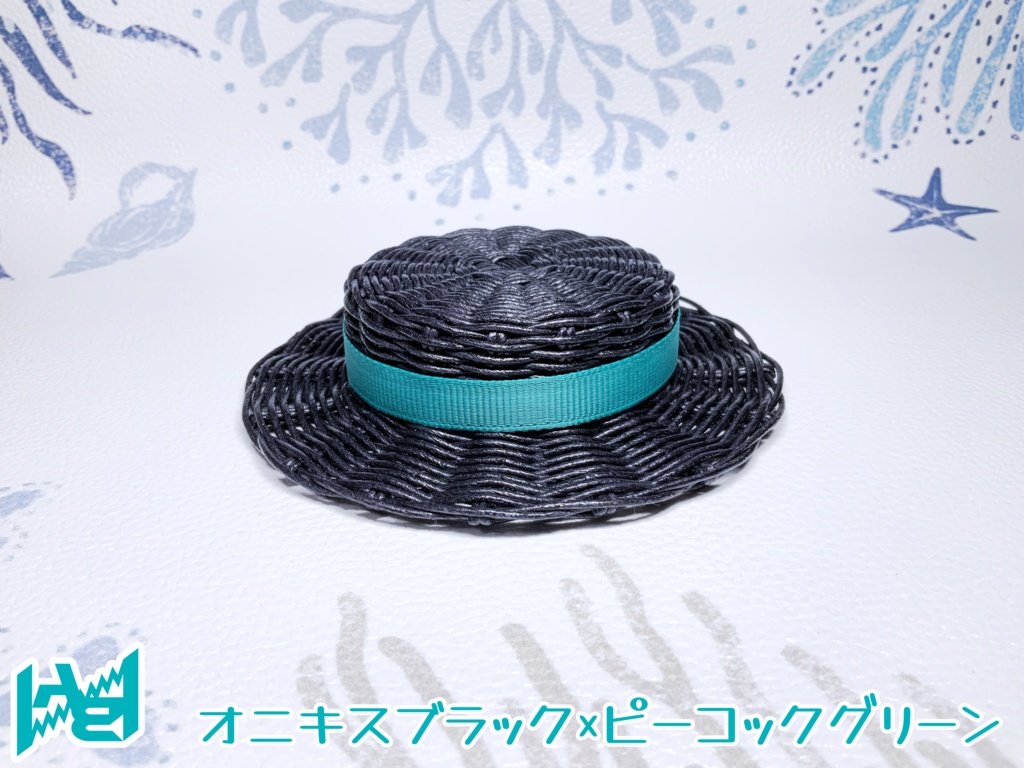 ABNオリジナルカンカン帽(オニキスブラック)