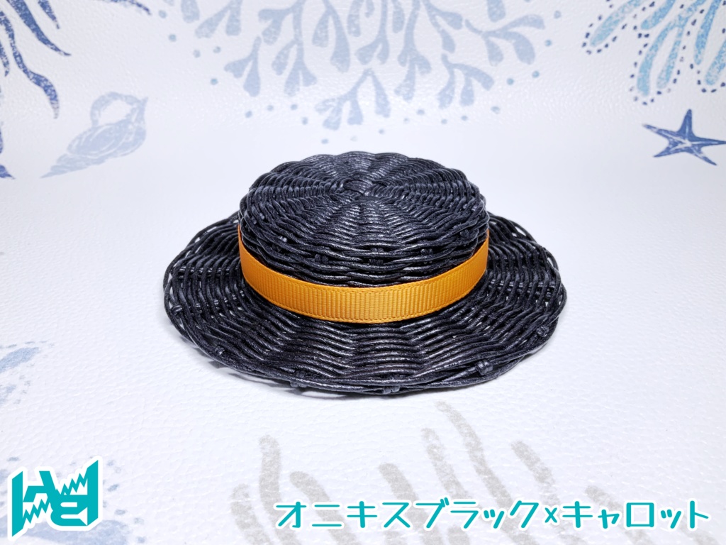 ABNオリジナルカンカン帽(オニキスブラック)