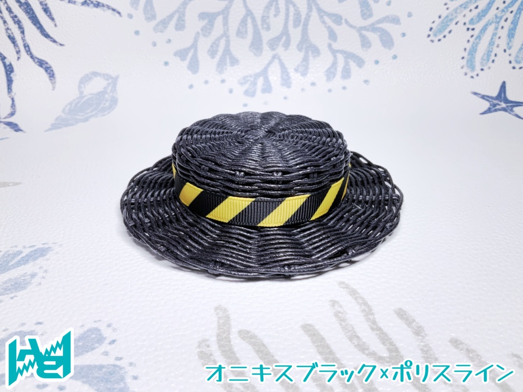 ABNオリジナルカンカン帽(オニキスブラック)