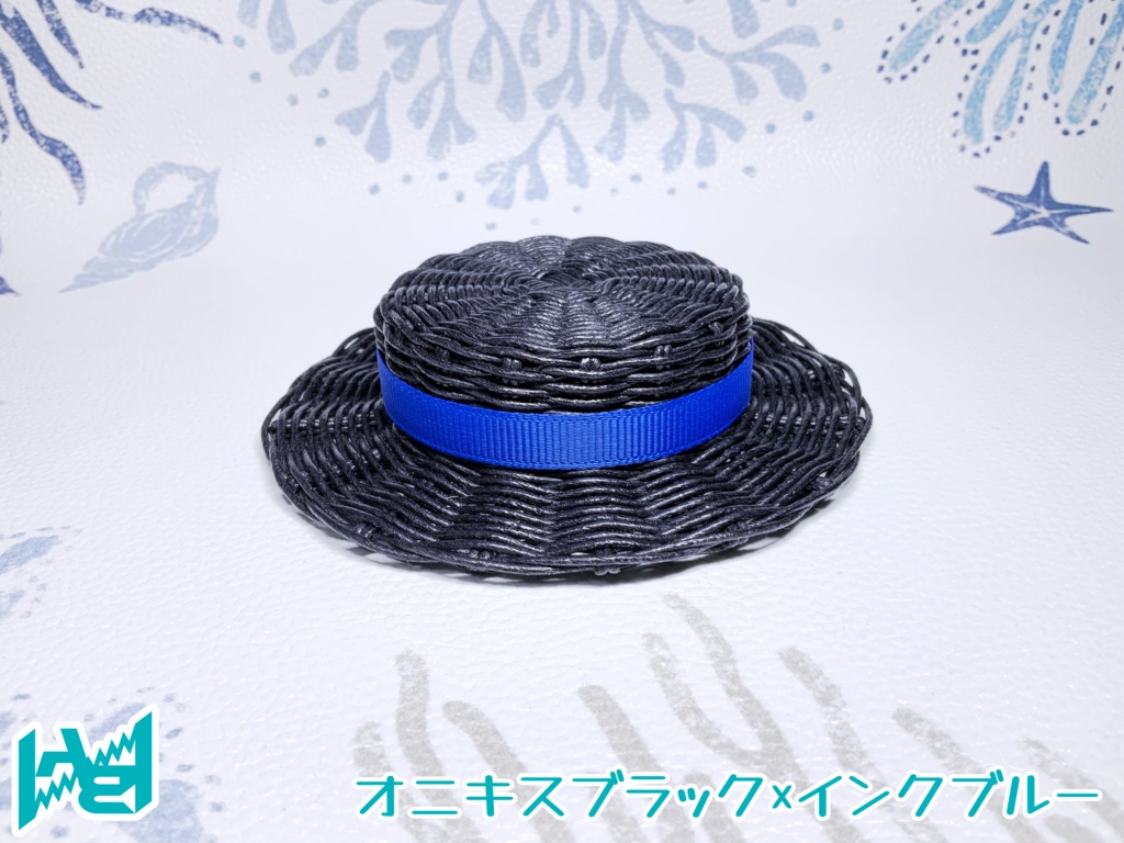 ABNオリジナルカンカン帽(オニキスブラック)