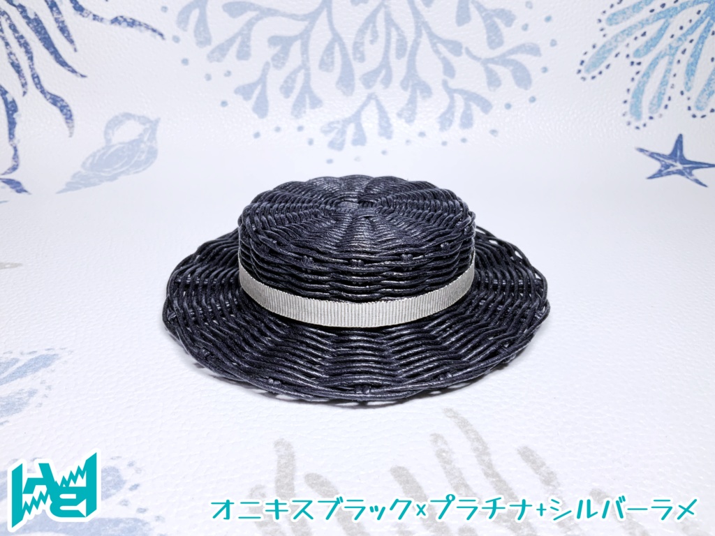 ABNオリジナルカンカン帽(オニキスブラック)