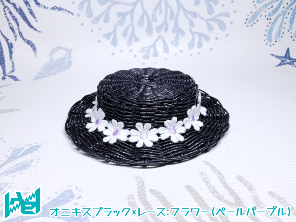 ABNオリジナルカンカン帽(オニキスブラック)