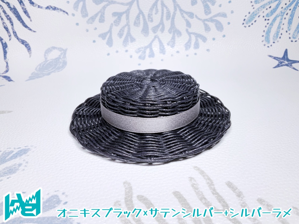 ABNオリジナルカンカン帽(オニキスブラック)