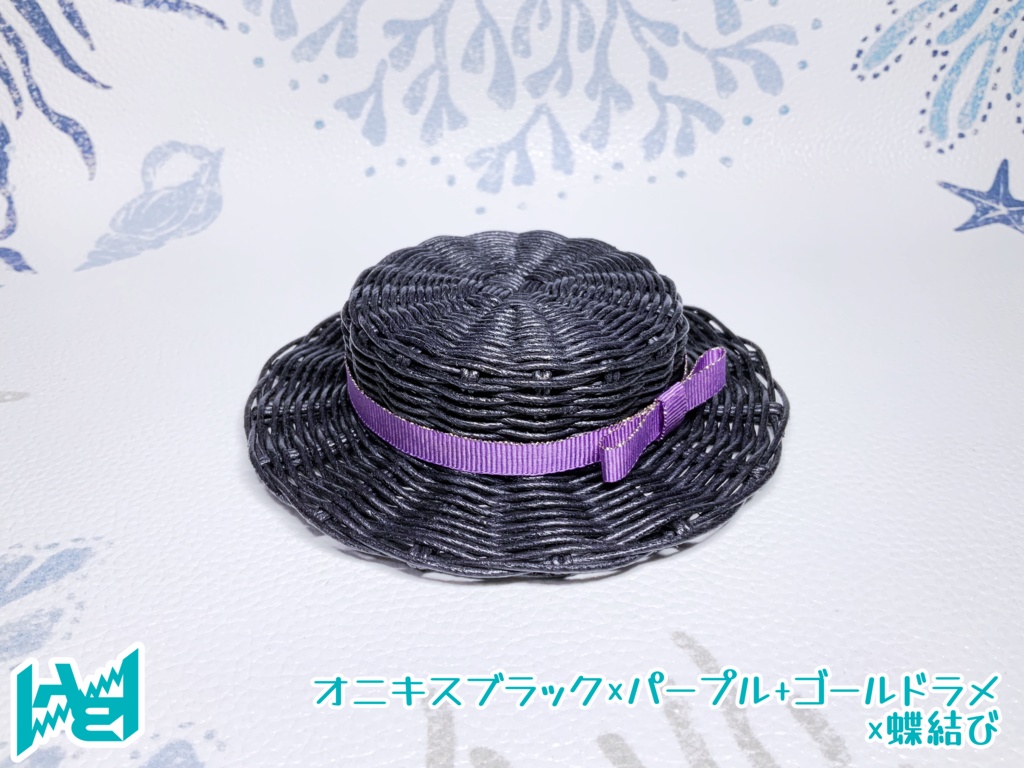 ABNオリジナルカンカン帽(オニキスブラック)