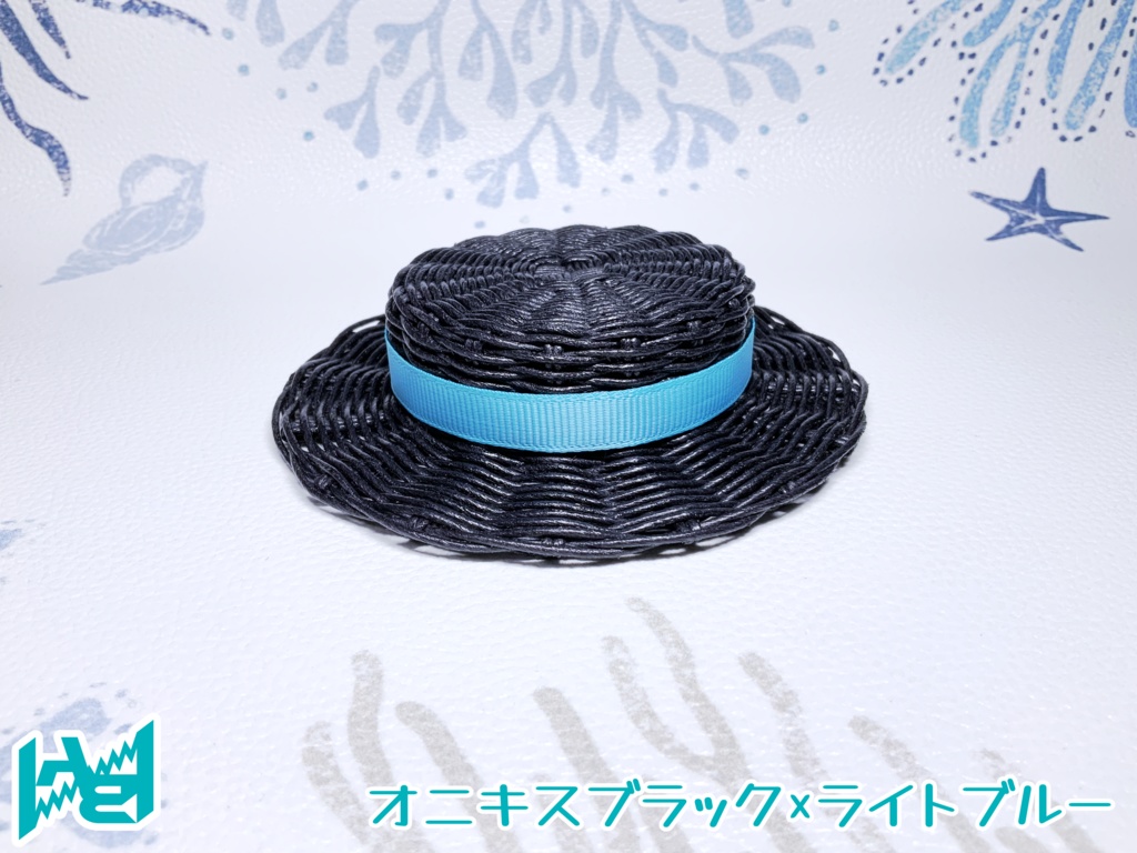 ABNオリジナルカンカン帽(オニキスブラック)