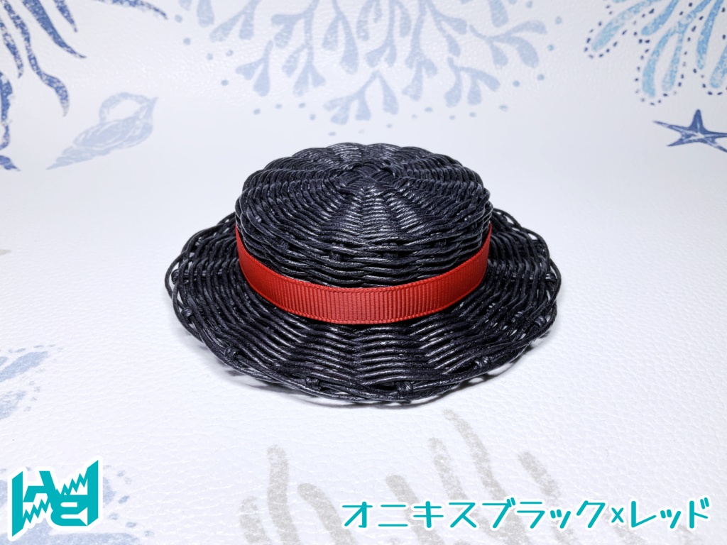 ABNオリジナルカンカン帽(オニキスブラック)