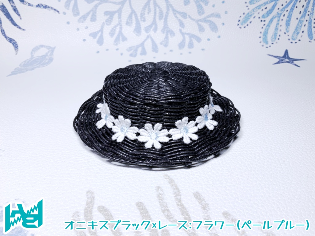 ABNオリジナルカンカン帽(オニキスブラック)