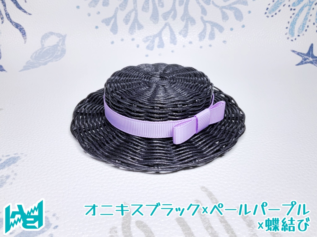 ABNオリジナルカンカン帽(オニキスブラック)