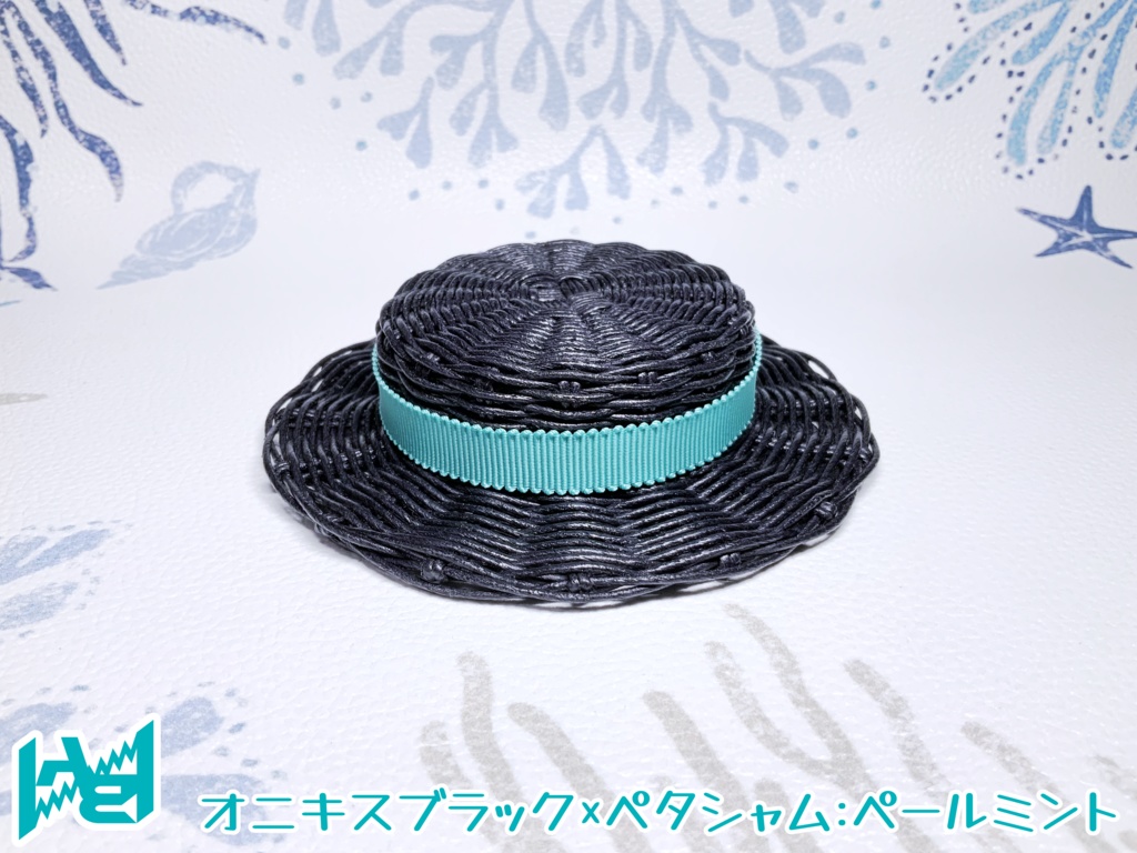 ABNオリジナルカンカン帽(オニキスブラック)