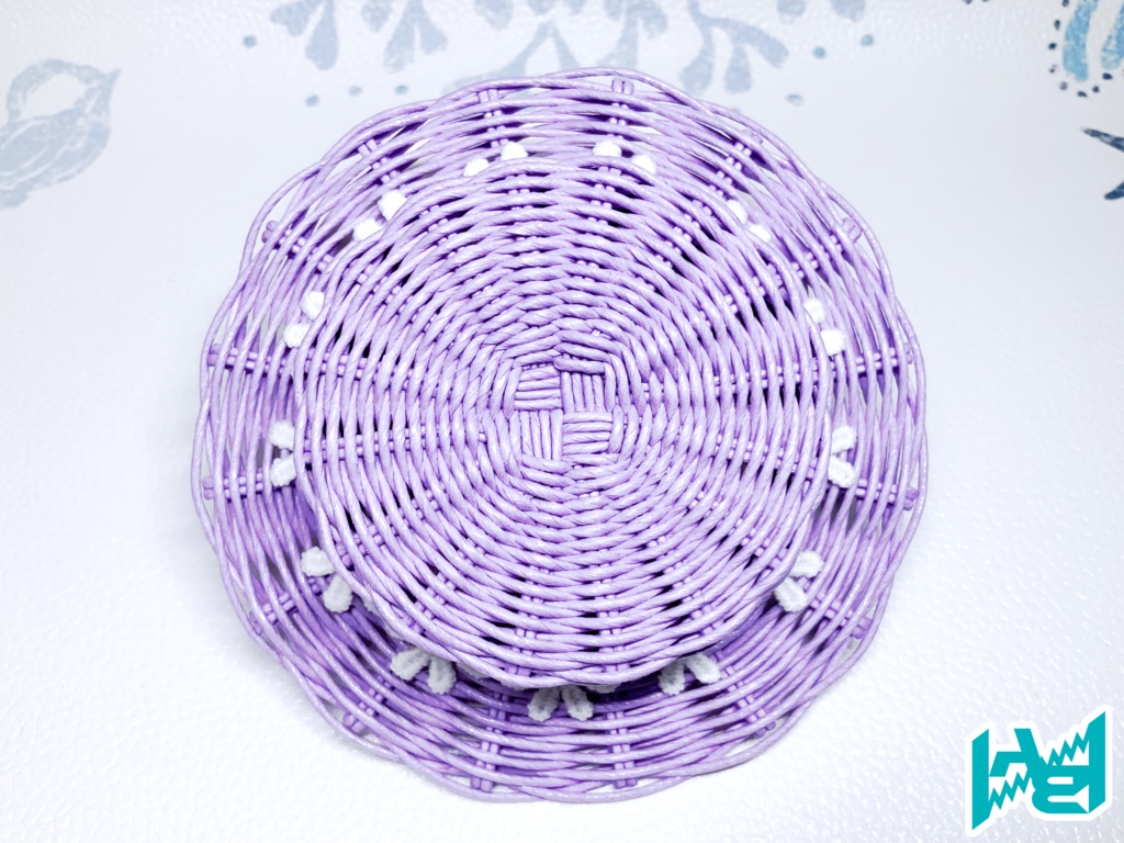 ABNオリジナルカンカン帽(パステルライラック)