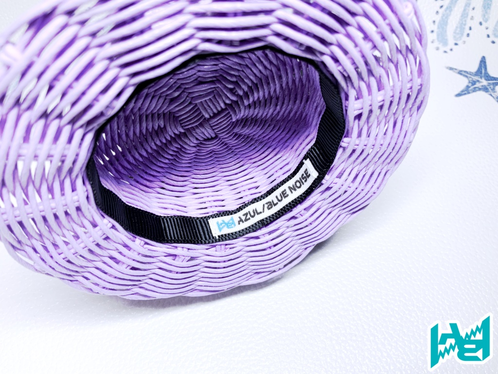 ABNオリジナルカンカン帽(パステルライラック)