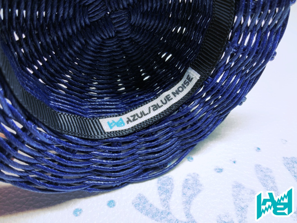 ABNオリジナルカンカン帽(ボレアイトブルー)