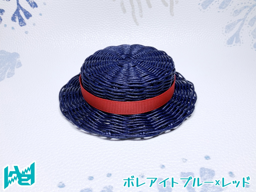 ABNオリジナルカンカン帽(ボレアイトブルー)