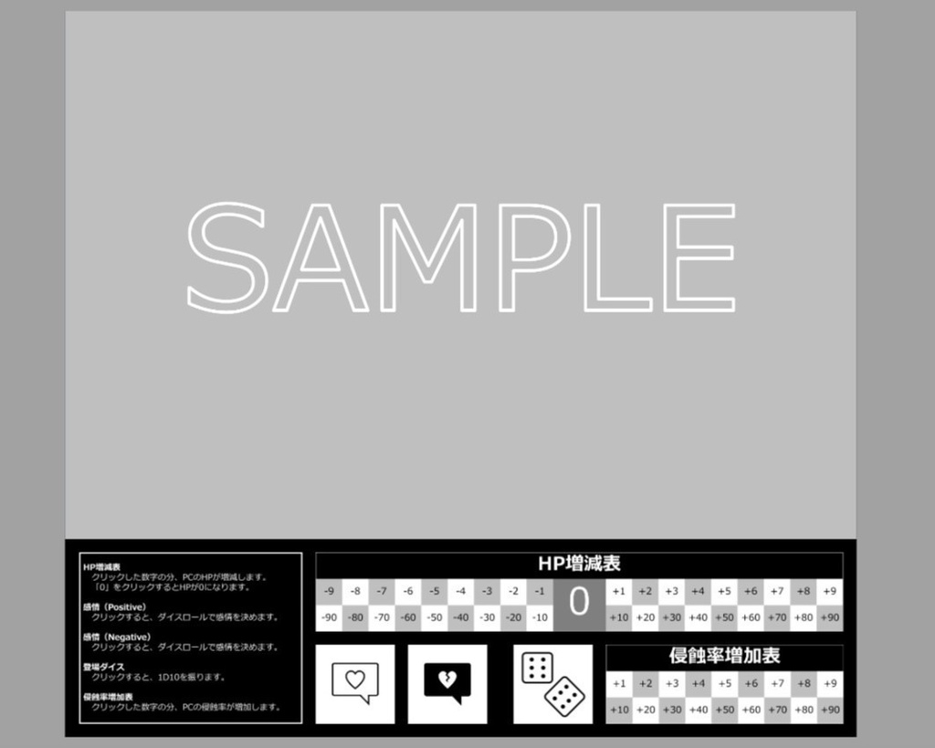 ダブルクロス3rdココフォリア用セッションサポートルームデータ