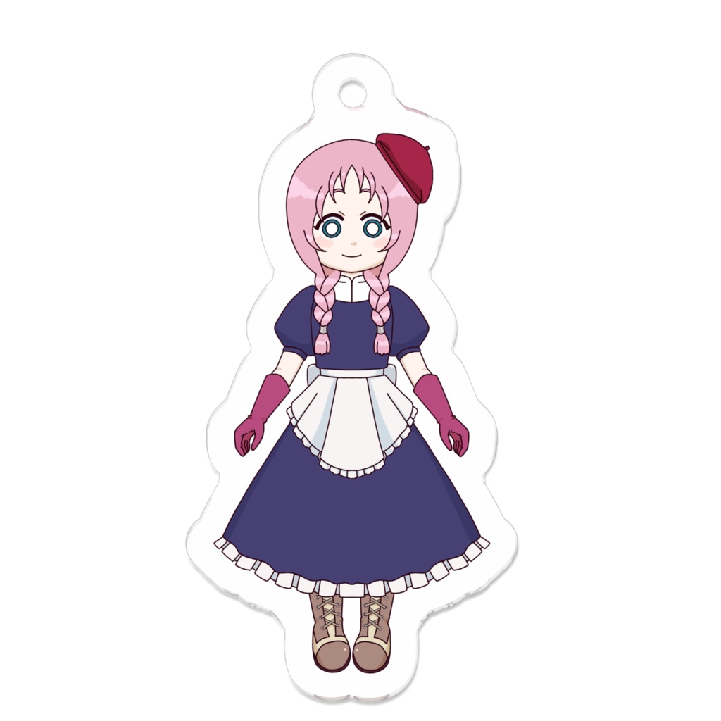 にるのすまし顔立ち絵アクリルキーホルダー