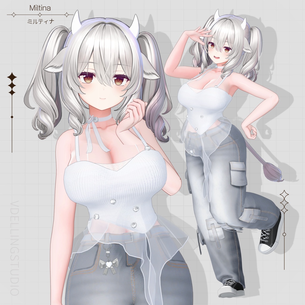 【9 アバター対応】°˖✿˚⋆ Freesia ⋆˚✿˖°