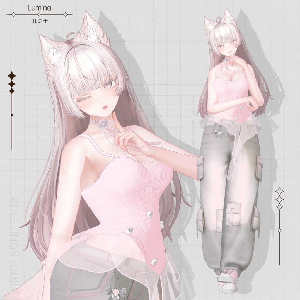 【9 アバター対応】°˖✿˚⋆ Freesia ⋆˚✿˖°