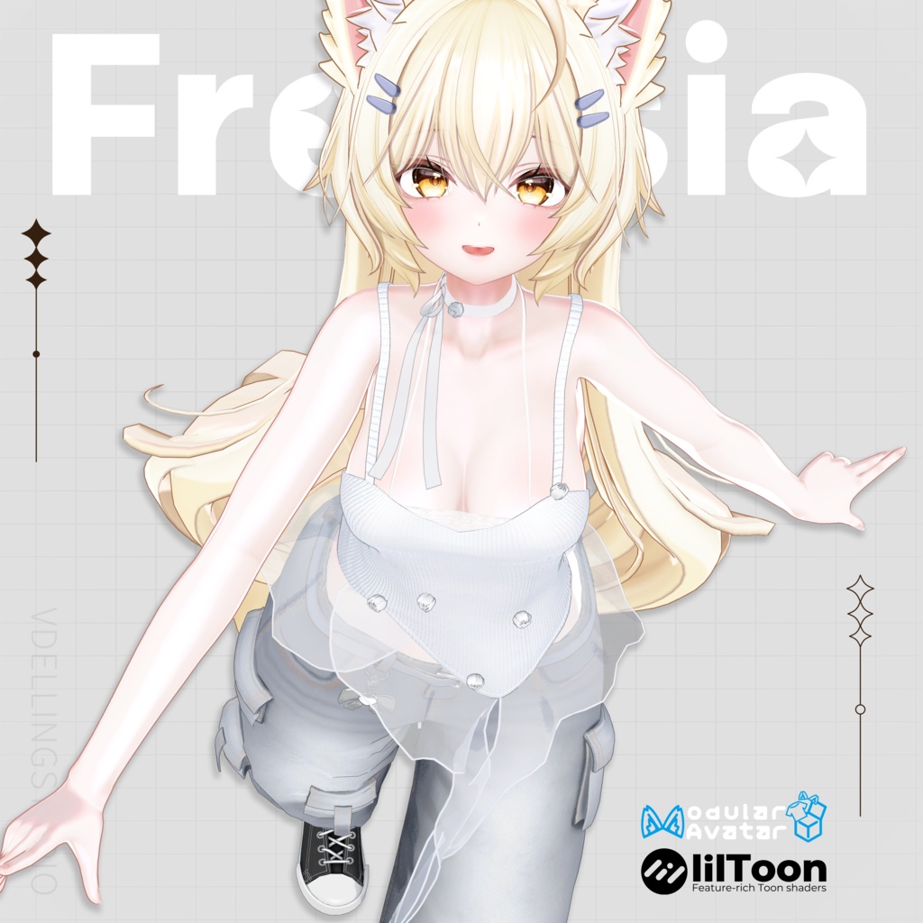 【9 アバター対応】°˖✿˚⋆ Freesia ⋆˚✿˖°
