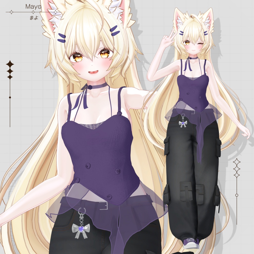 【9 アバター対応】°˖✿˚⋆ Freesia ⋆˚✿˖°