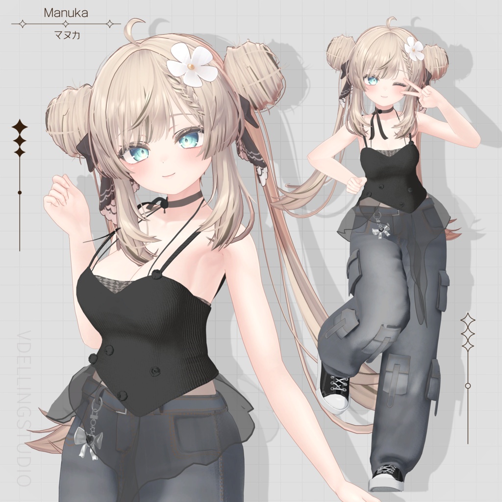 【9 アバター対応】°˖✿˚⋆ Freesia ⋆˚✿˖°